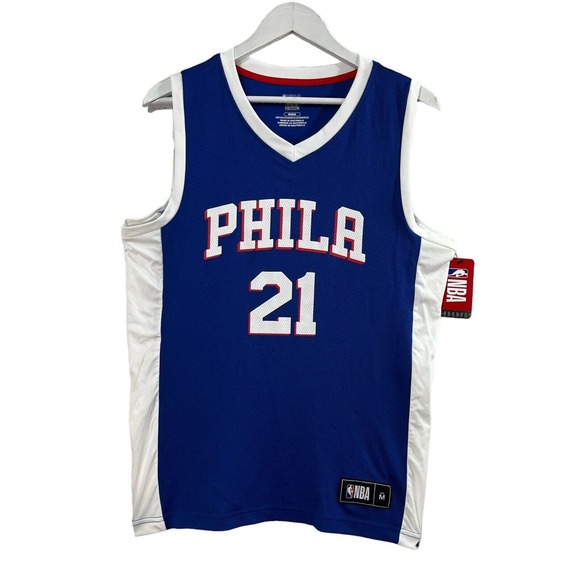 NBA Men’s TX3 Cool Philadelphia 76ers Joel Embiid Jersey Size Med NBA Jersey - Picture 1 of 12